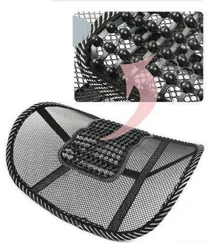 Car Back Seat Mesh Lumbar Supporter – Ergonomic Back Rest Frame