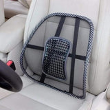 Car Back Seat Mesh Lumbar Supporter – Ergonomic Back Rest Frame