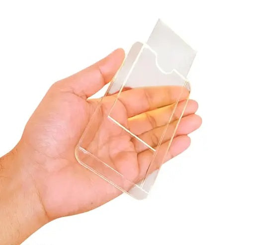 FASTag Holder Universal Card Cover – With Double-Sided Tape